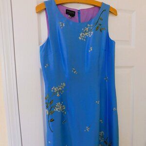 Silk Sleeveless Dress 10P